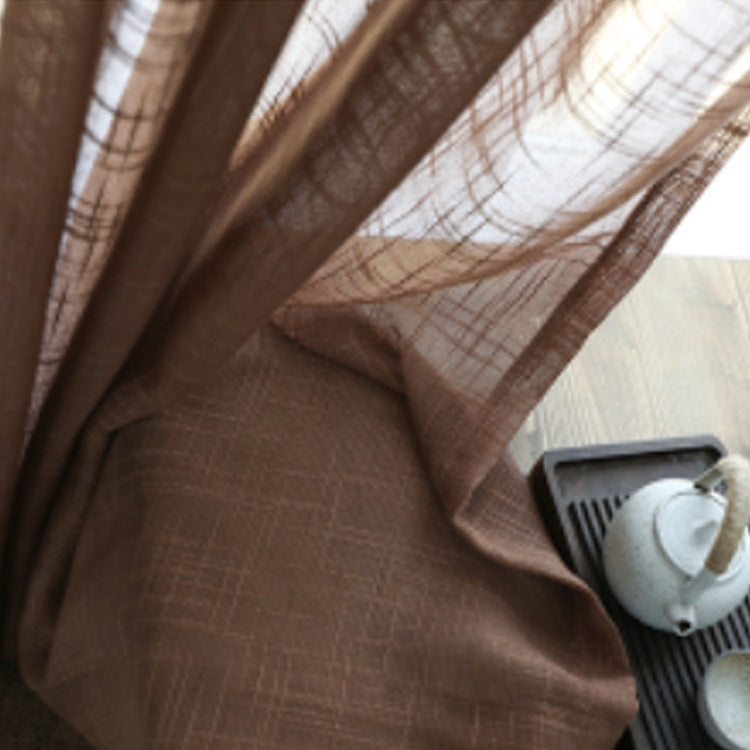 Japanese Linen Half Shade Curtain - Homura Collections