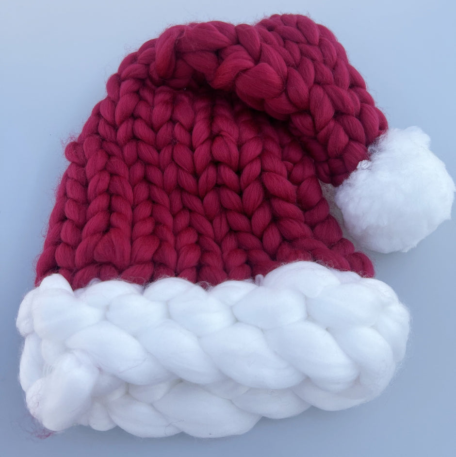Christmas Plush Hat With Pompom - Homura Collections