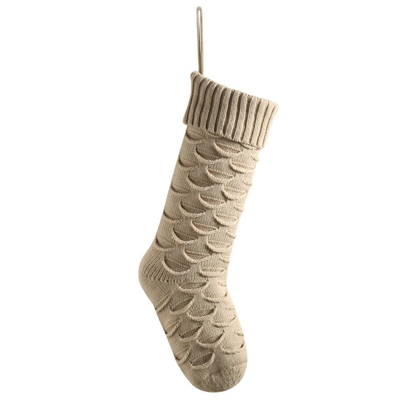 Christmas Gift Bag Decorative Socks Knitted Hanging Decoration - Homura Collections