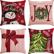 Christmas  Throw Pillow Covers, 18 X 18 Inch - Homura Collections