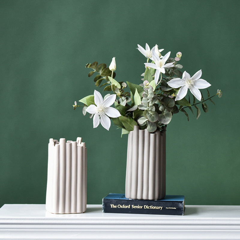 Nordic Irregular Ceramic Decorative Vase - Homura Collections