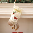 Nordic style white Christmas socks - Homura Collections