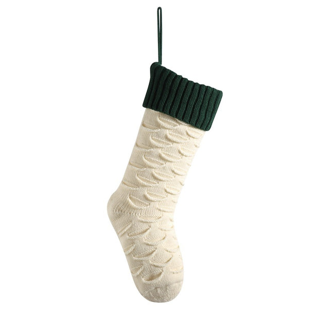 Christmas Gift Bag Decorative Socks Knitted Hanging Decoration - Homura Collections