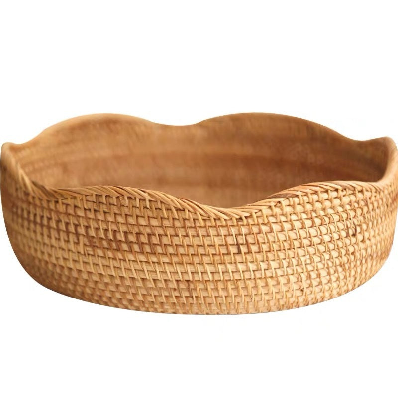 Woven Rattan Storage Basket