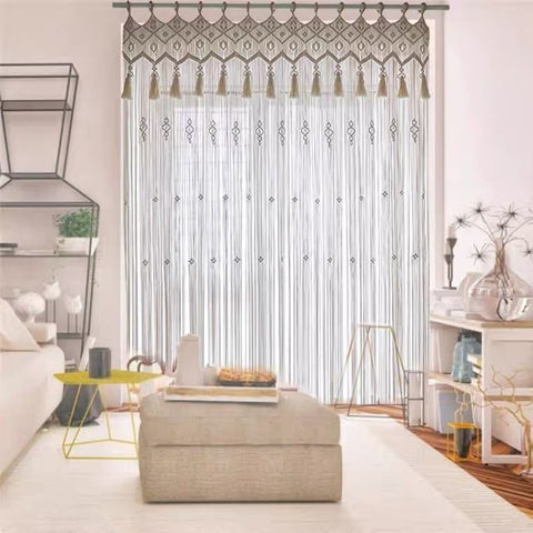 Bohemian Hand-Woven Tapestry Curtain - Homura Collections