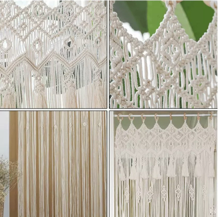 Bohemian Hand-Woven Tapestry Curtain - Homura Collections