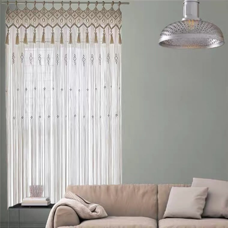 Bohemian Hand-Woven Tapestry Curtain - Homura Collections