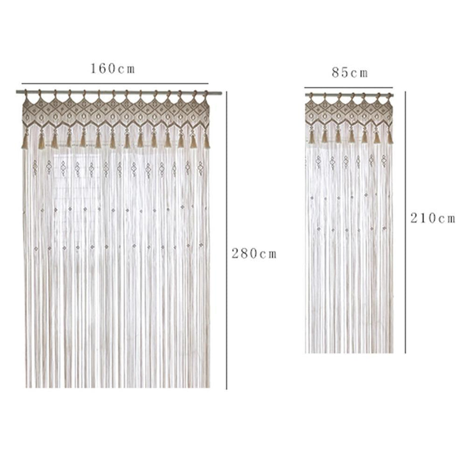 Bohemian Hand-Woven Tapestry Curtain - Homura Collections