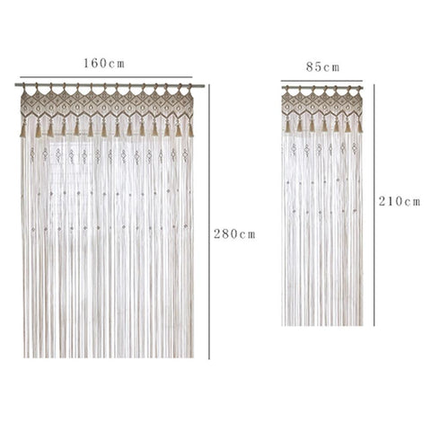 Bohemian Hand-Woven Tapestry Curtain - Homura Collections
