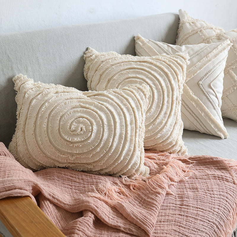 Cotton Bud Cushion Pillow Cover