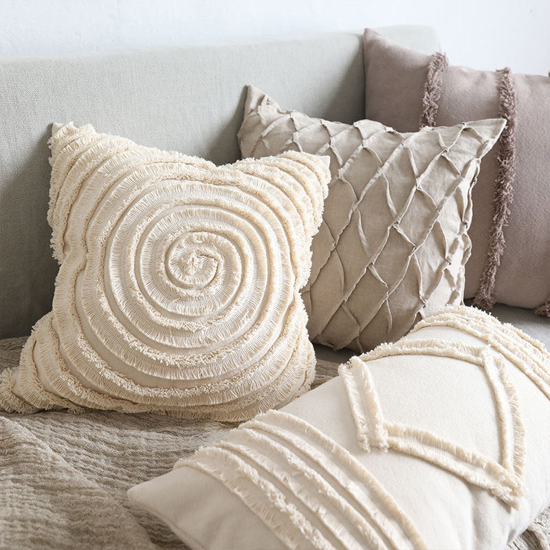 Cotton Bud Cushion Pillow Cover - Homura Collections