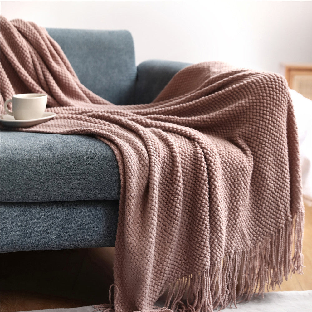 Knitted Sofa Blankets