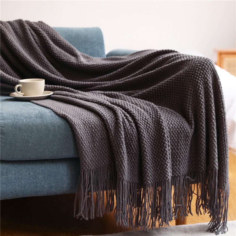 Knitted Sofa Blankets