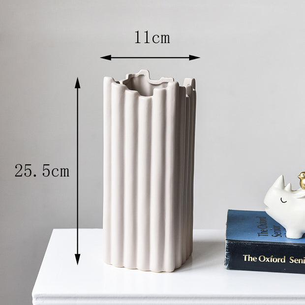 Nordic Irregular Ceramic Decorative Vase - Homura Collections
