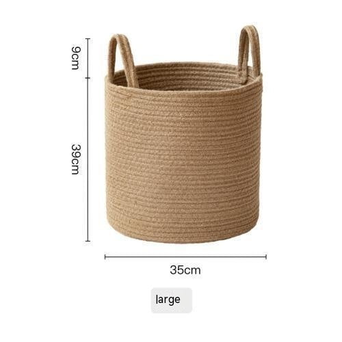 Hand-woven Cotton Basket