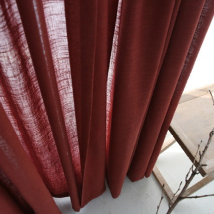 Japanese Linen Half Shade Curtain