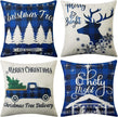 Christmas  Throw Pillow Covers, 18 X 18 Inch - Homura Collections