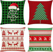 Christmas  Throw Pillow Covers, 18 X 18 Inch - Homura Collections