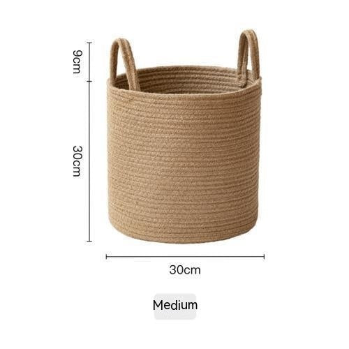 Hand-woven Cotton Basket