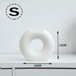 Nordic Style Semi-circle Ceramic Vase - Homura Collections