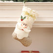 Nordic style white Christmas socks - Homura Collections