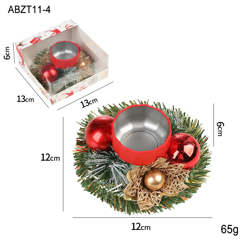 Christmas Candlestick Wreath