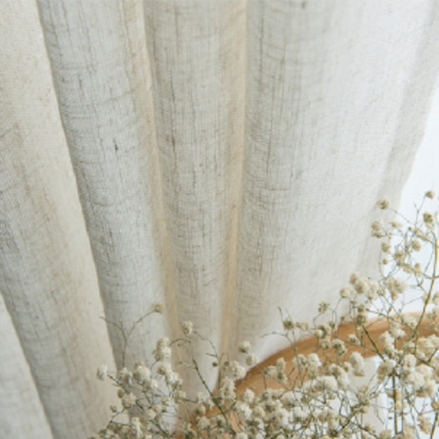 Japanese Linen Half Shade Curtain - Homura Collections