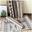 Nordic cotton and linen tassel carpet - Homura Collections