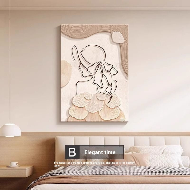 Abstract Line Character Mural - Homura Collections