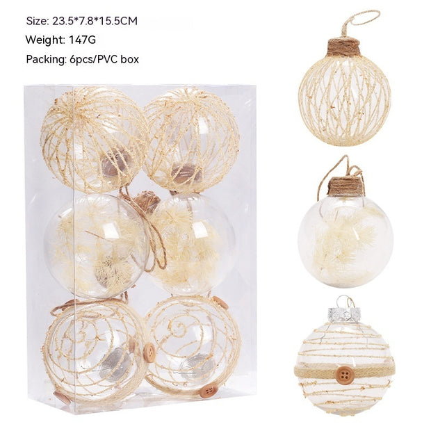 Christmas Decorations Transparent PET Twine - Homura Collections