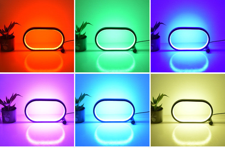 Usb Plug-In Oval Acrylic Lamp - Homura Collections