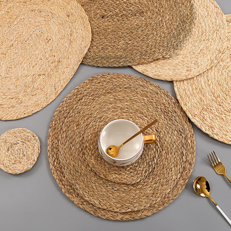 Handmade Round Insulation Table Mats