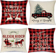Christmas  Throw Pillow Covers, 18 X 18 Inch - Homura Collections