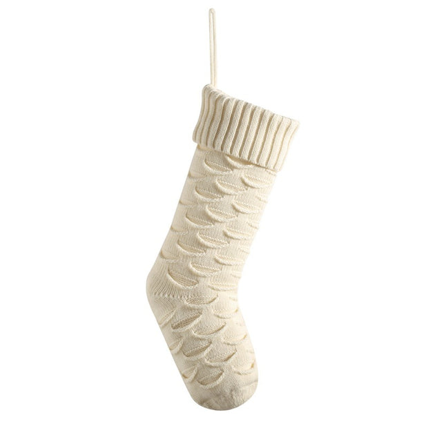 Christmas Gift Bag Decorative Socks Knitted Hanging Decoration - Homura Collections