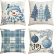 Christmas  Throw Pillow Covers, 18 X 18 Inch - Homura Collections