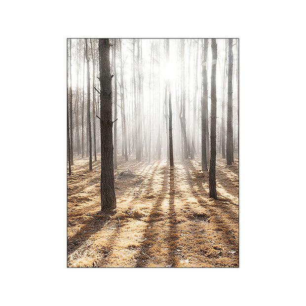 Natural Landscape Wall Art Canvas Flower Printing - Homura Collections