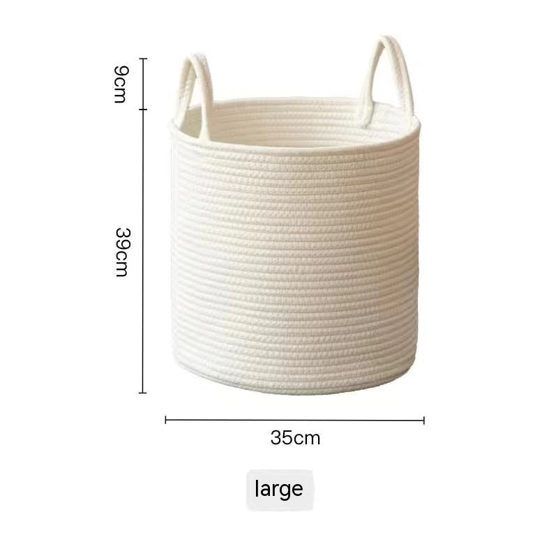 Hand-woven Cotton Basket - Homura Collections