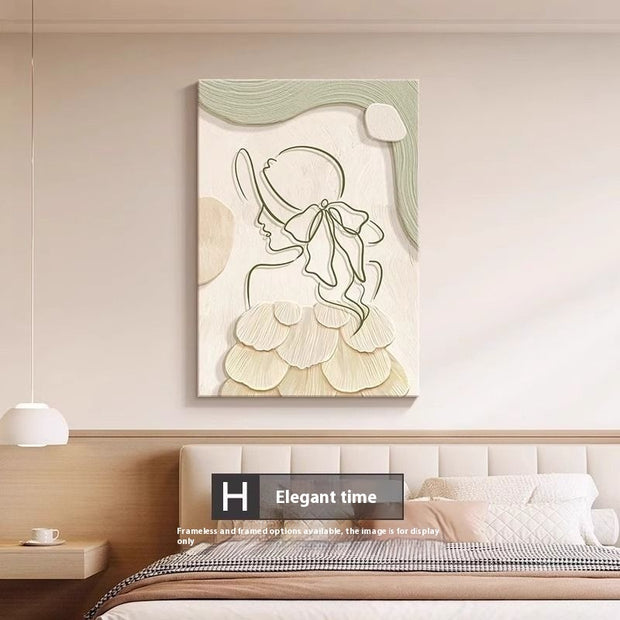 Abstract Line Character Mural - Homura Collections