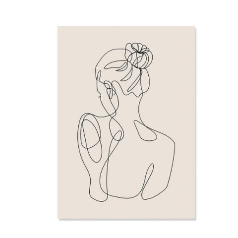 Boho Canvas Abstract Lines - Homura Collections