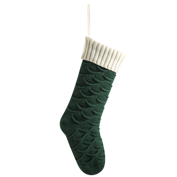 Christmas Gift Bag Decorative Socks Knitted Hanging Decoration - Homura Collections