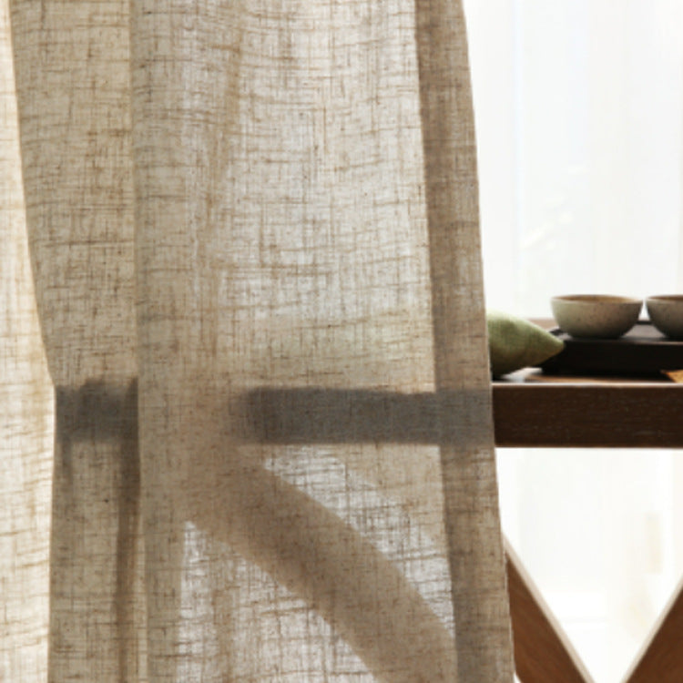 Japanese Linen Half Shade Curtain