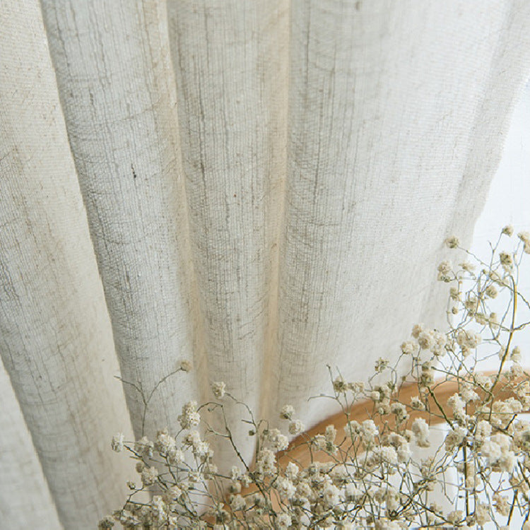 Japanese Linen Half Shade Curtain