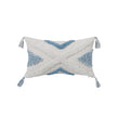 Blue Geometric Tufted Pillow Case - Homura Collections
