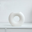 Nordic Style Semi-circle Ceramic Vase - Homura Collections