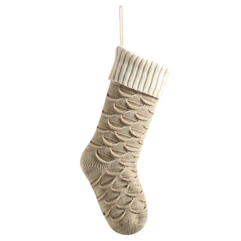 Christmas Gift Bag Decorative Socks Knitted Hanging Decoration - Homura Collections