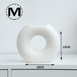 Nordic Style Semi-circle Ceramic Vase - Homura Collections