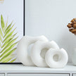 Nordic Style Semi-circle Ceramic Vase - Homura Collections