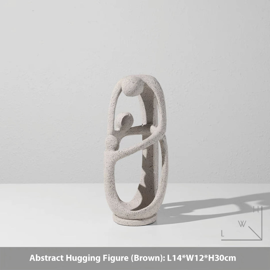 Modern Minimalist Creative Resin Family Hug - Homura Collections