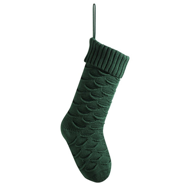 Christmas Gift Bag Decorative Socks Knitted Hanging Decoration - Homura Collections