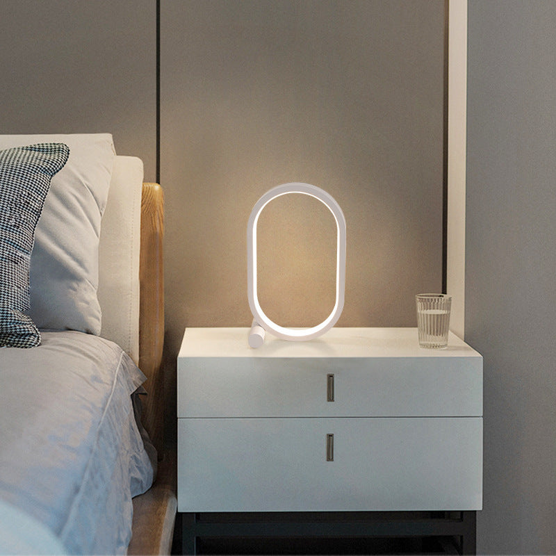 Usb Plug-In Oval Acrylic Lamp - Homura Collections
